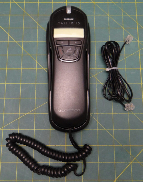 Emerson EM2517 Corded Caller ID Big Button Landline Telephone Black