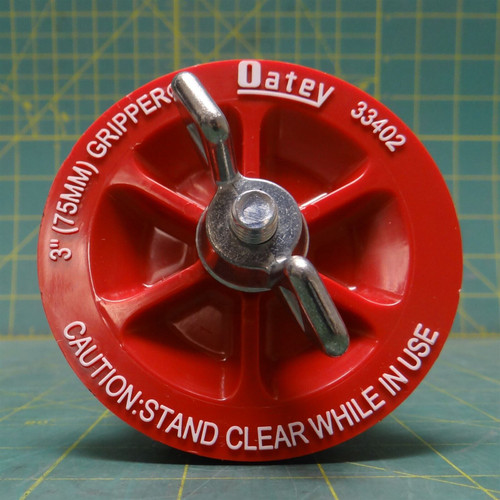 Oatey 33402 3" (75mm) Plastic Body Mechanical Test Plug Gripper w/ Wing Nut