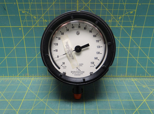 Ashcroft 4.5" Test Gauge 30 IMV - 150 PSI 9/16-18 Lower Connect 451279SS46L