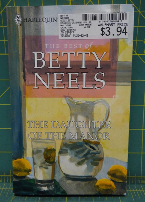 The Daughter of the Manor Betty Neels 2004 Paperback Contemporary Romance