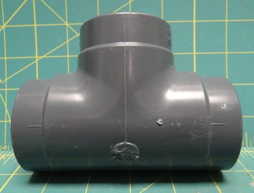 GF Piping Systems 1-1/2" Tee Hi-Strength SCH 80 Non-Metallic