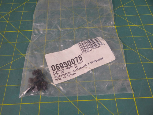 Milwaukee 06-95-0075 Truss HD Taptite Screw 6-32 X 3/8"  *BAG OF 12*