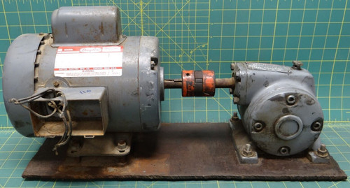 Dayton LR 24684 Induction Motor with Right Angle Speed Reducer 2z309b