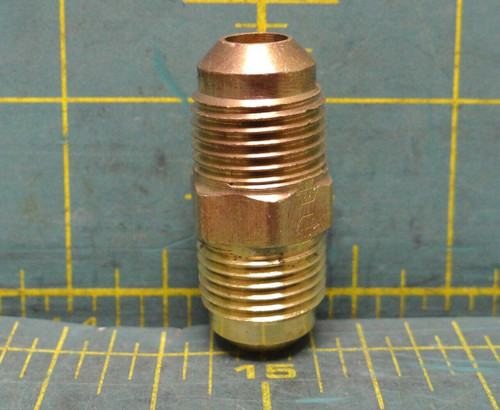 Eaton Weatherhead 3/8″ Tube OD, Union Coupling SAE 45° Flare Fitting 42x6, Brass