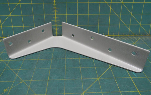 Unbranded Heavy Duty Shelf Bracket, 8"L x 5"H x 1.5"W, .25" Thru Hole, Coriander