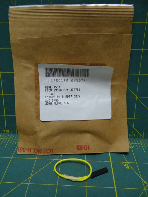 John Fluke MFG Wire Assembly  PN: 373761  NSN: 6625-01-129-2358