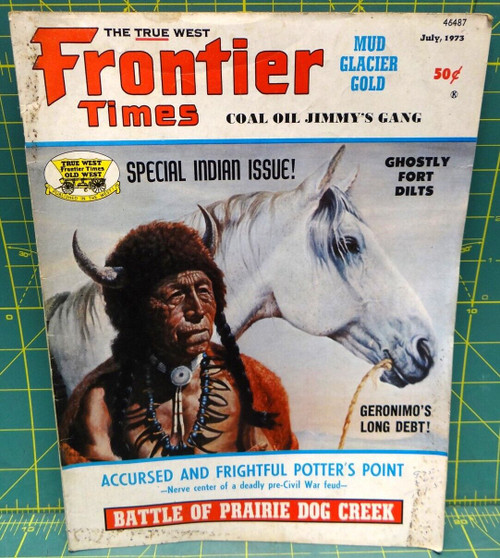 Frontier Times The True West Battle of Prairie Dog Creek July 1973