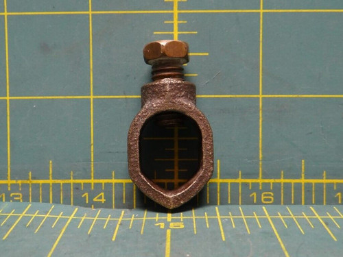 1 Pc Bronze Ground Rod Clamp Direct Burial 2-10 r-22 -5/8