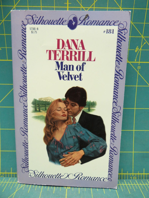1982 Man of Velvet Dana Terrill Silhouette Romance #181 Paperback