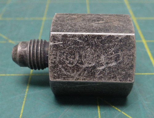 1/2" Female NPT X 1/8" Flared JIC Male NPT Steel Pipe Reducing Adapter 