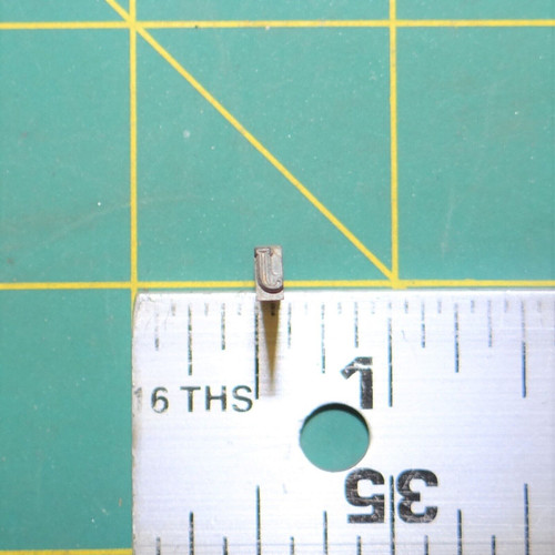(1) Upper case "J" Antique Metal Typeset Letterpress Block 'Parry Bold' 12pt
