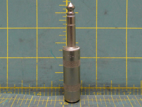 Switchcraft 297 Littel Series 1/4" TRS Male Connector w/ Shielded Nickel Handle