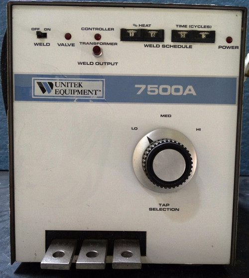 Unitek Weldmatic 7500A AC Welding Supply Model:1-95-01 Ser: 900605 welder