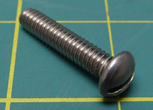 QTY: 12 GripRite Zinc Round Head Slotted Screw 1/4"-11.5 X 1-1/2"
