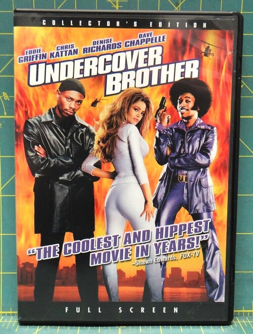 Undercover Brother 2002 Eddie Griffin Chris Kattan Action Comedy DVD Full Screen