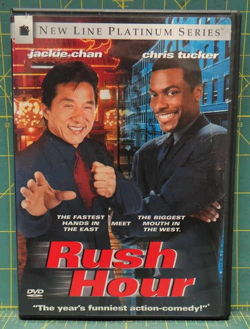 Rush Hour (1998) Jackie Chan & Chris Tucker Action Comedy DVD Rated PG-13 
