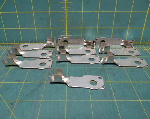 (10) Royal Die & Stamping Nickel Plated Copper Eyelet Terminal Wire Lug #R8526S