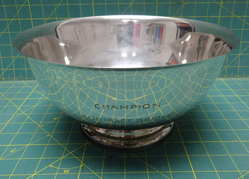 Sagafjord Ocean Liner Champion's Cup for Contract Bridge Silver Plated 