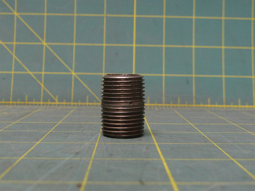 3/4" x 1 1/8" Pipe Fitting Nipple MNPT Steel Tapered Threaded Schedule 40 Welded