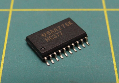 QTY: 25 Texas Instruments 6AA276K HC377 D-Type Edge Triggered Flip-Flop