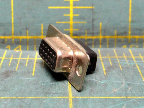 D-SUB High Density 15 Pin 3 Row Connector Plug for Male Contacts