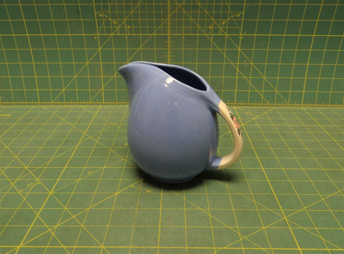 Vintage Hall's Superior Quality Kitchenware Rose Parade Blue Pitcher Carafe 1259
