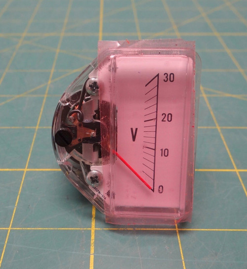Kepco 135-0407 Vertical-Reading Voltmeter 0 to 30 V NSN 6625-00-205-2769 