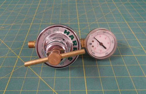 Harris 47-50 Compressed Gas Regulator w/ Gauge 