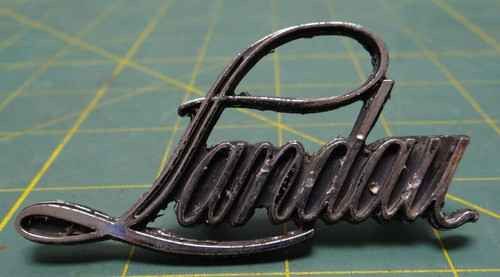 Vintage Buick Landau Emblem Nameplate Badge Script 9734106 20036175