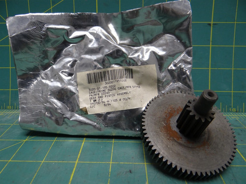 Traco Tidewater Cast Iron Gear & Pinion Assembly PN: 03590 NSN: 3020-01-195-9202