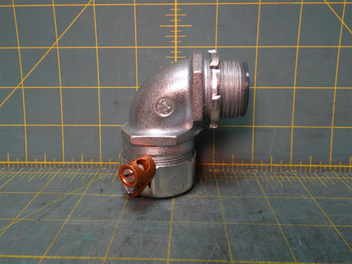 Thomas & Betts 1 Inch 90° Liquidtight Flexible Metal Insulated Connector 5354GR