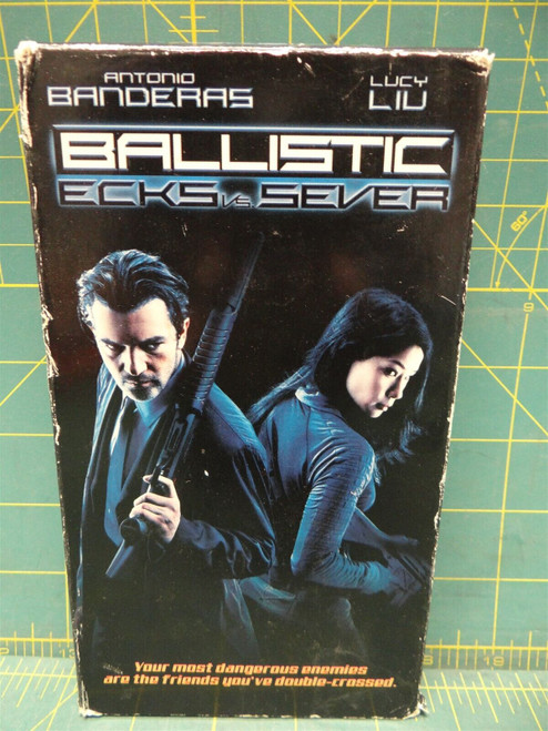 Ballistic - Ecks vs. Sever 2002 VHS Tape Rated R Antonio Banderas Warner