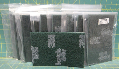 (Pack of 12) 3M Scotch Brite 96 Scouring Pads Heavy Duty 9in L 6in W 0.25in H