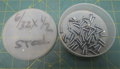 (50 Pack) #6-32 X 1/2in Stainless Steel Phillips Truss Head Bolts Machine Screws