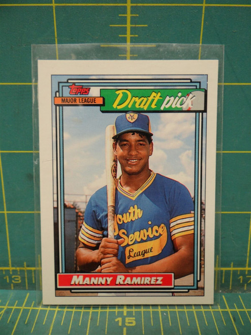 Manny Ramirez 1992 Topps Baseball Rookie Prospect #156 Draft Pick Indians