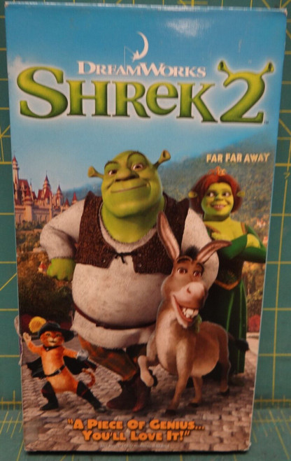 Shrek 2 (VHS, 2004) Mike Myers, Eddie Murphy, Cameron Diaz Family Comedy