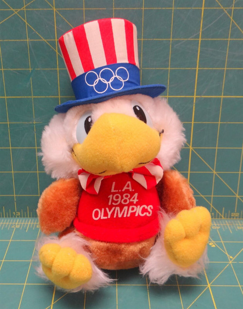 1984 LA Olympics Sam the Eagle Applause Stuffed Toy 7"