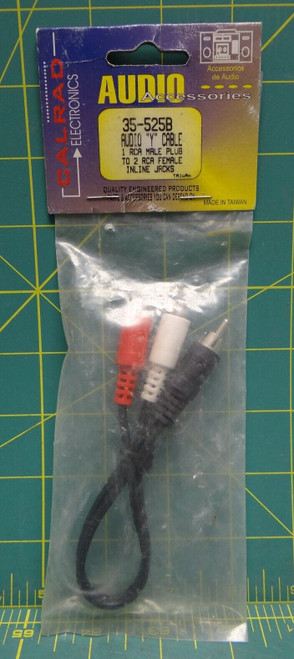 Calrad Electronics Audio Accessories 35-525B Audio "Y" Cable