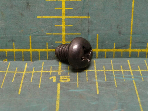 Button Head Phillip Drive Screw Black-Oxide Steel, 1/2"-20 Thread, 3/8" Long