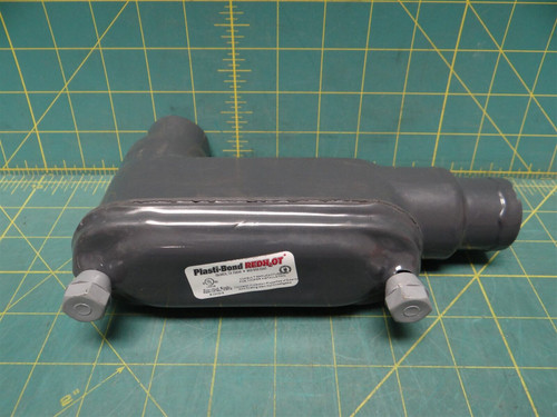 Plasti-Bond PRHLB38 1" Conduit Outlet Bodies Form 8 Type: LB Malleable Iron