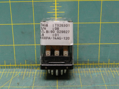 TE Connectivity General Purpose Power Relay KRPA-14AG-120 120VAC Coil Socketable
