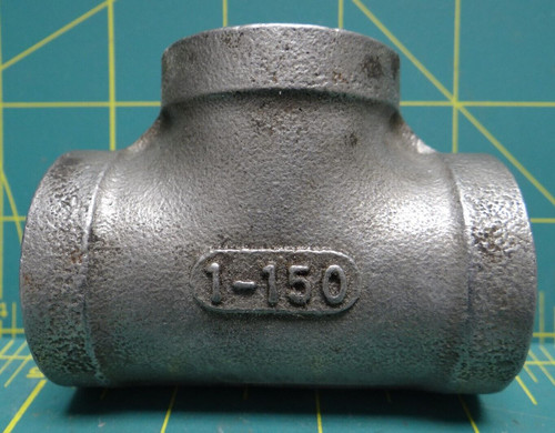 Pipe Tee 1" NPT 304 150 Female Threads