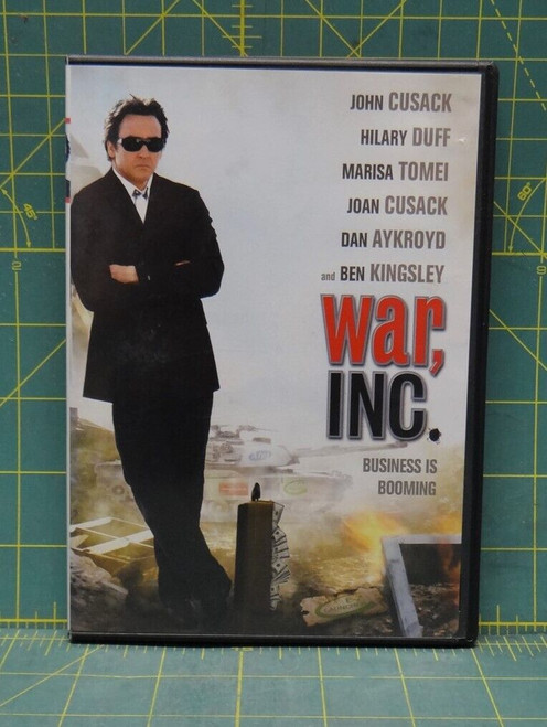 War, Inc. 2008 John Cusack, Hilary Duff & Ben Kingsley Satire Comedy DVD Rated R