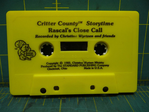 Critter Country Storytime "Rascal's Close Call" Rare Christian Cassette Tape
