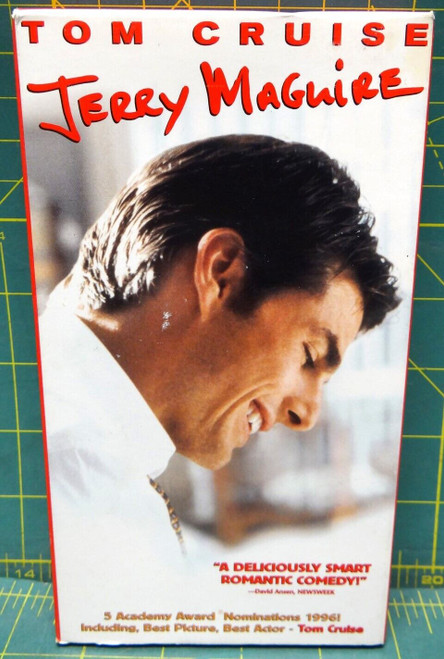 Jerry Maguire 1997 VHS Tape Rated R Tom Cruise 139 min Sony Pictures