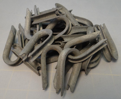 CL 1/4 Galvanized Steel Rope Thimble LOT OF 33
