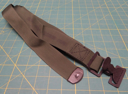 Miltary Spec Webbing Strap 1.5" Wide x 83" Long w/ Steel Buckle P/N 8690535