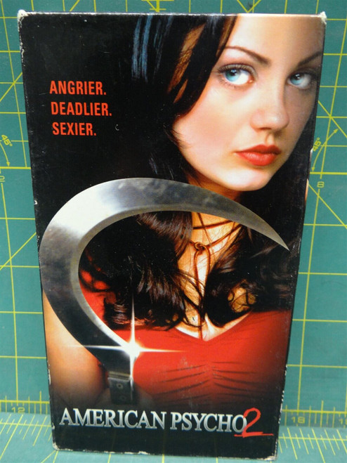 American Psycho 2 2003 VHS Tape Rated R Mila Kunis 88 mins Trimark