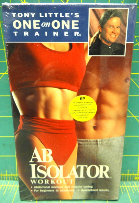 Tony Little's ONE on ONE Trainer: Ab Isolator Workout 1994 VHS Tape