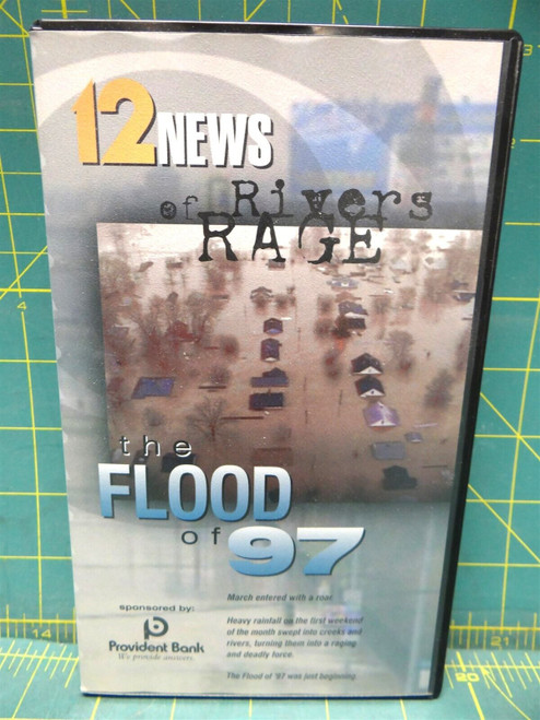 12 News Rivers of Rage The Flood of 97 1997 VHS Tape Provident Bank 